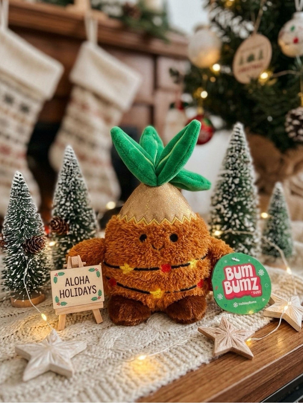 🌴 Pedro the 4.5 inch Palm Tree Holiday BumBumz Plush 🌴